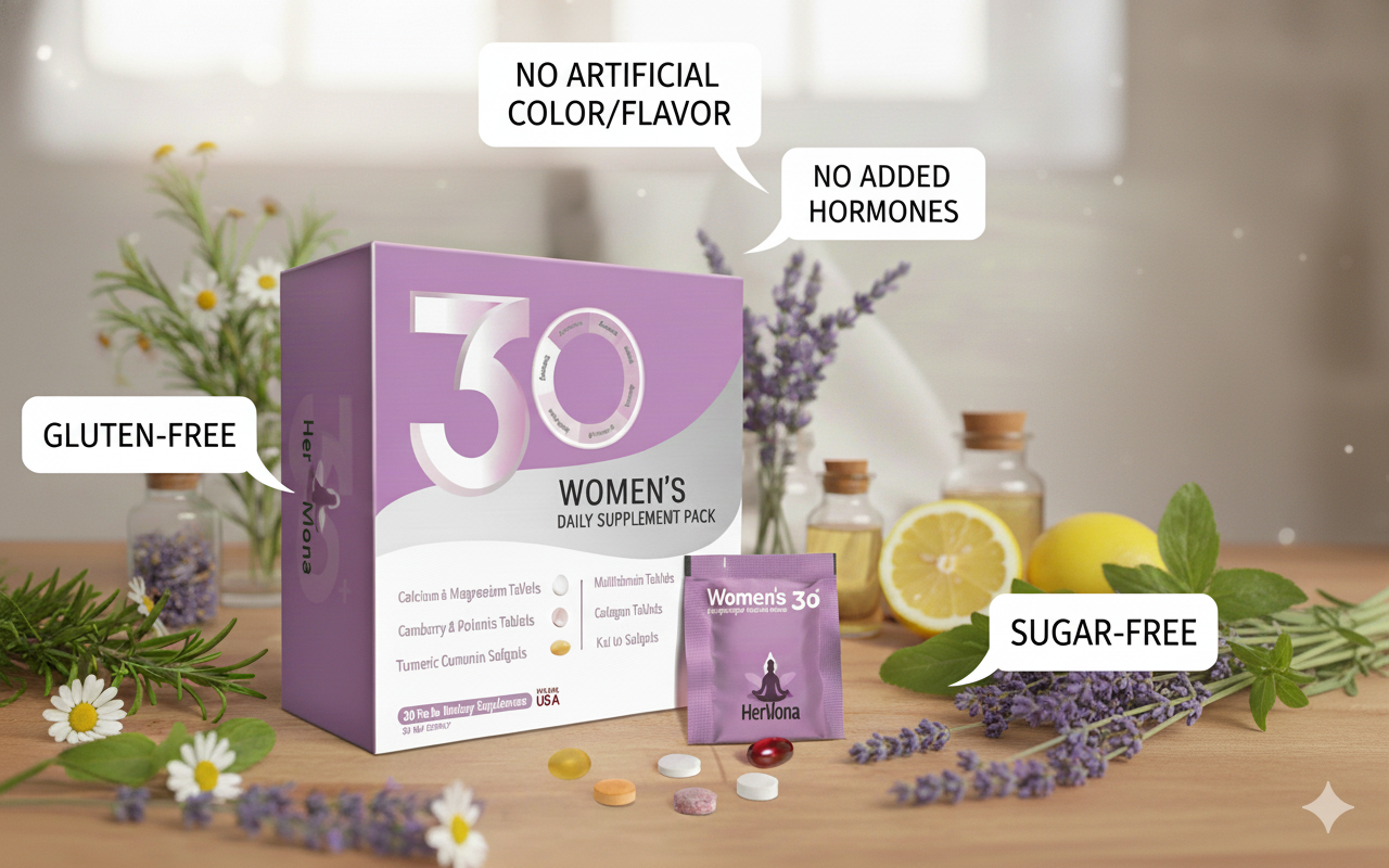 Hermona - "HerCore" Essentials for Women 30 Pack